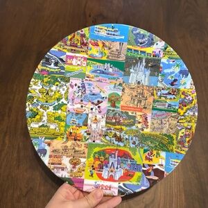 Disney Colorful Collage Plate
